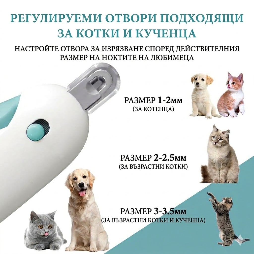 Безопасна нокторезачка за котки