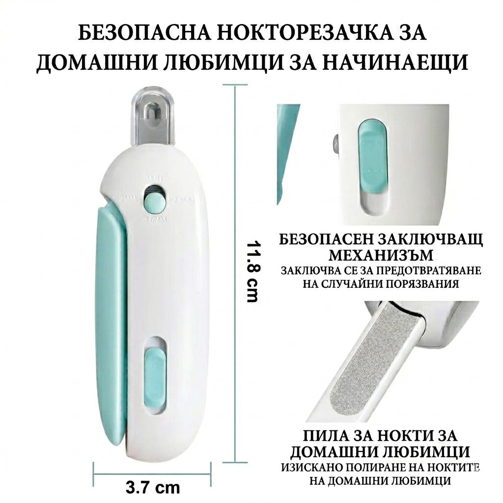 Безопасна нокторезачка за котки